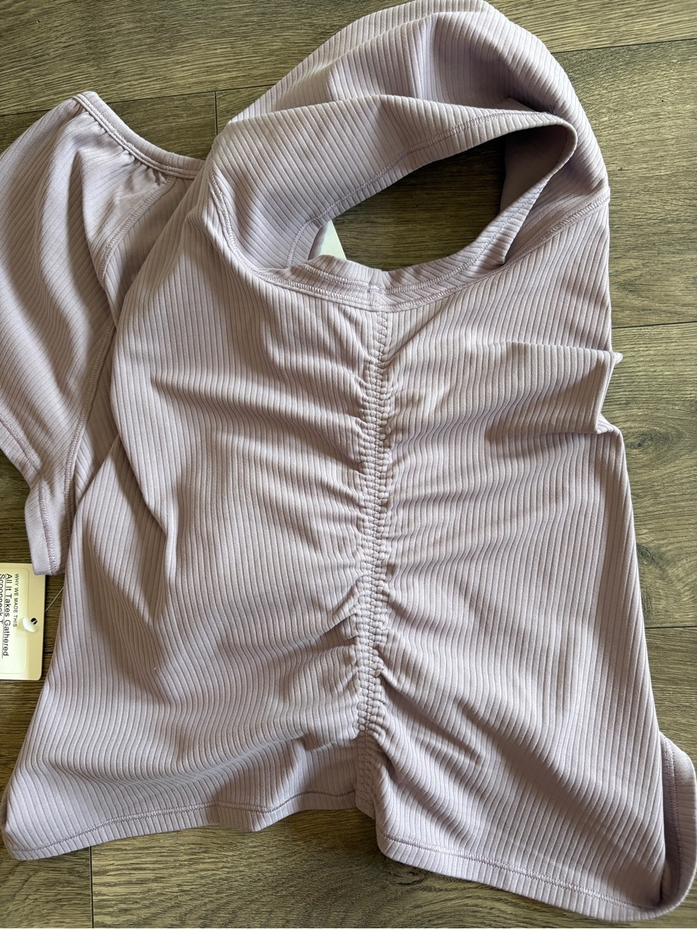 Lululemon Ribbed Ruche-Side Top - Picture 6 of 9